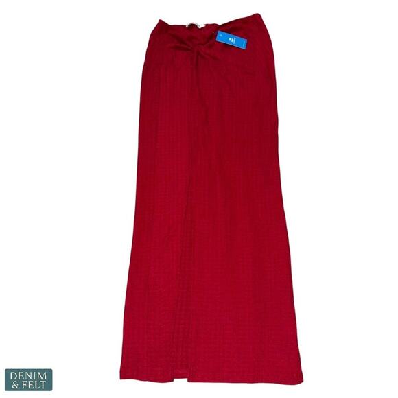 Cupshe Sangria Bliss Red Cover-Up Sarong XS & S Olivia Culpo Collab NEW/NWT!! - Picture 7 of 11
